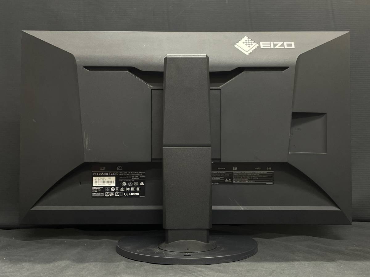 【良品】EIZO FlexScan EV2750 [27インチ] [WQHD/HDMI/Displayport/DVI] 液晶モニター/動作品