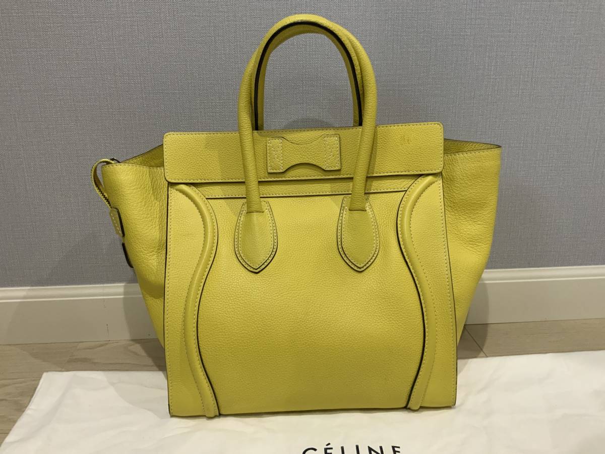 セリーヌ CELINE ラゲージ ミニショッパー バッグ ハンドバッグ トート