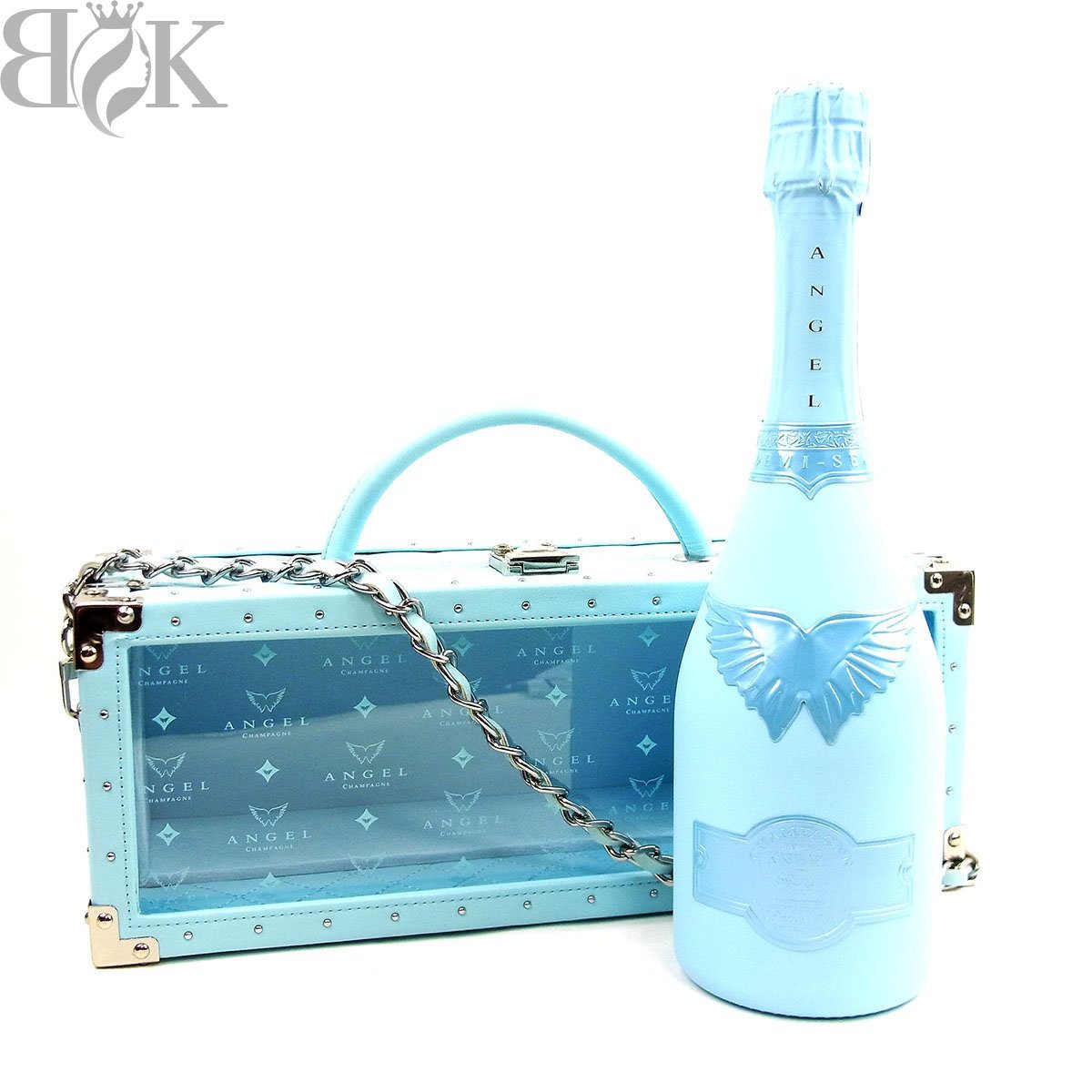 エンジェル ドゥミセック ブルー 果実酒 シャンパン 750ml 総重量約