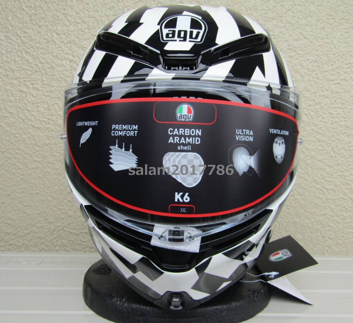 最愛 ☆即納☆未使用☆agv メーターリング K-6 CB750 シークレット XXL
