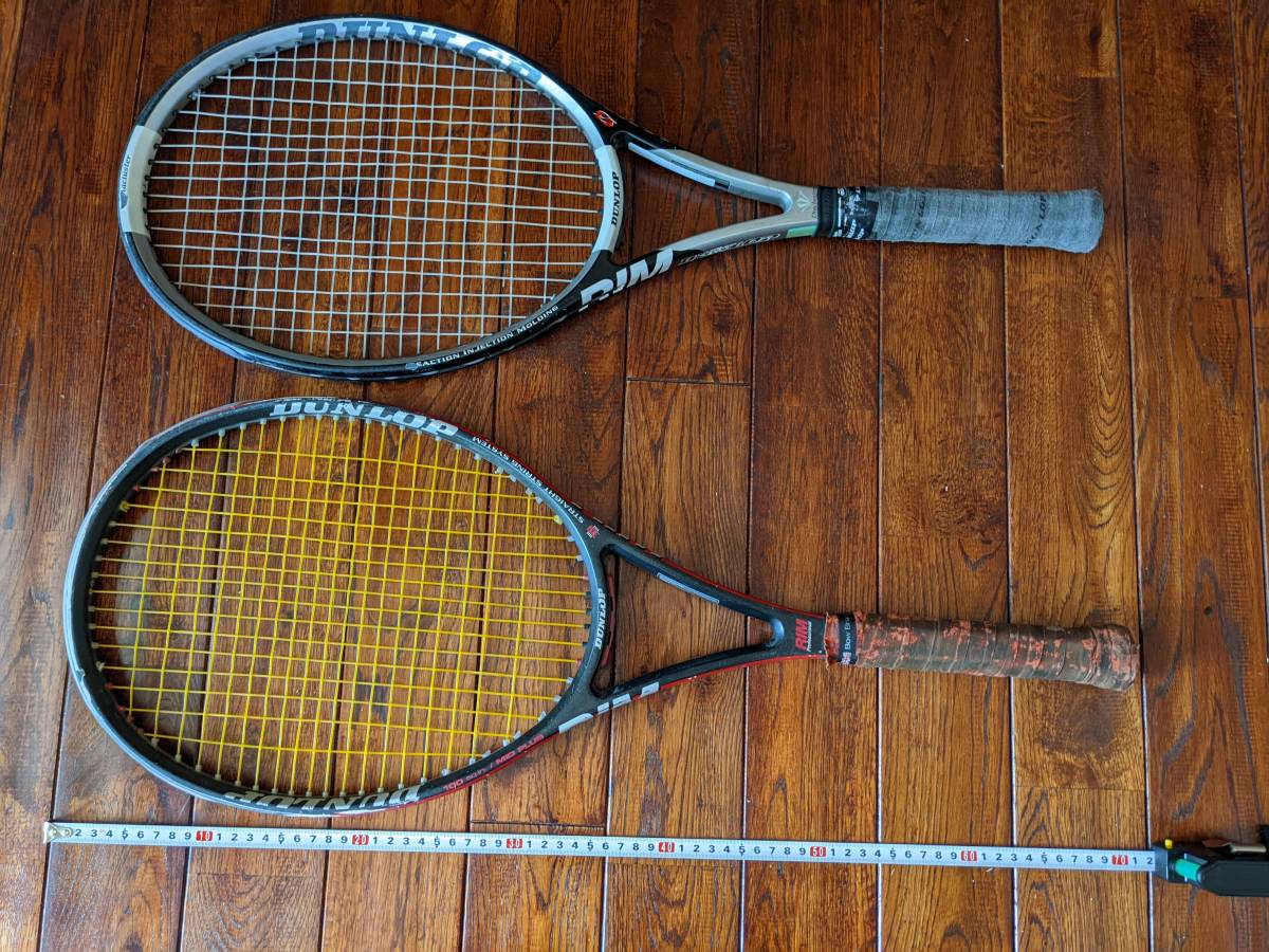 DUNLOP　硬式用テニスラケット　2本セット　ダンロップ　まとめて_画像1