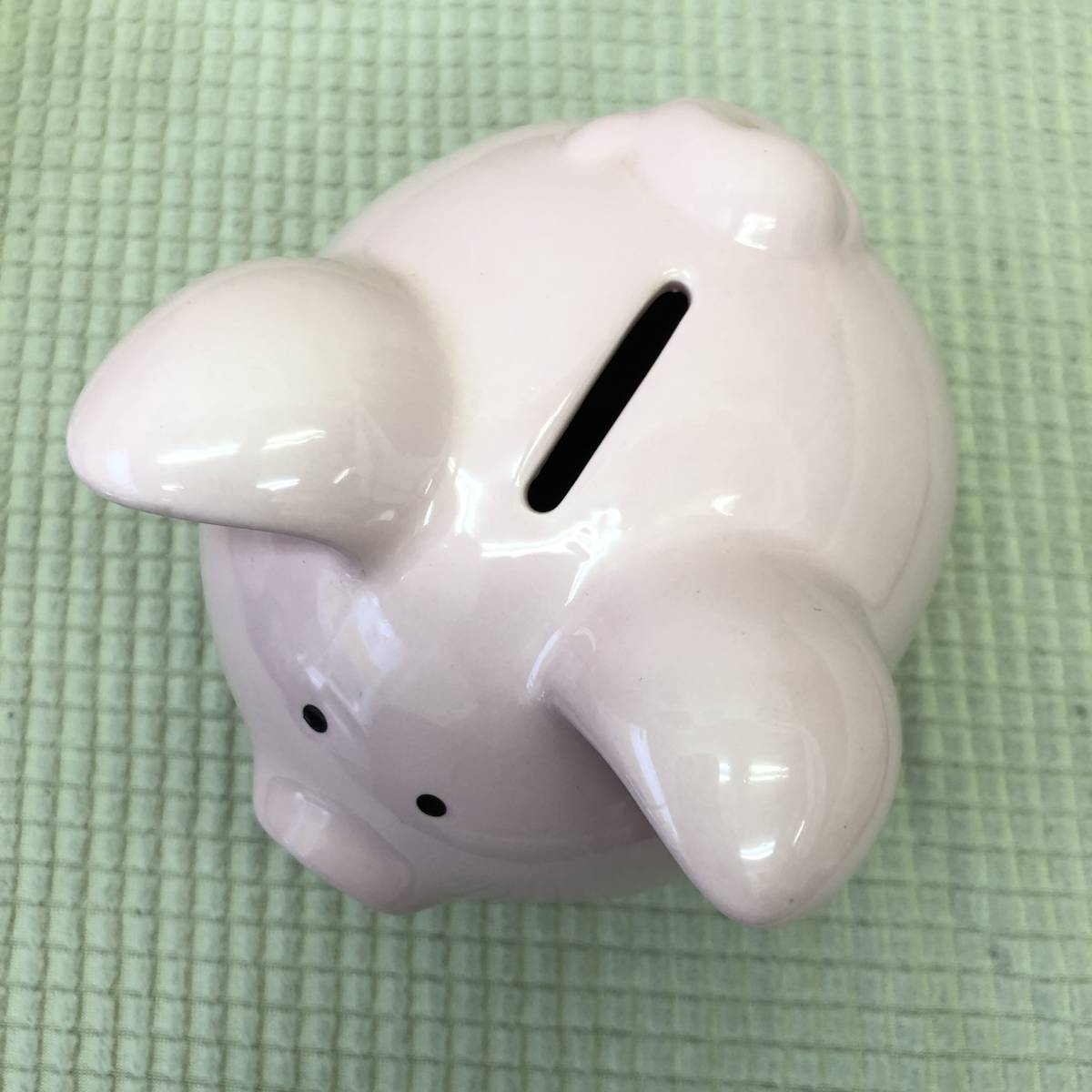  ceramics and porcelain made [ pink. pig. savings box ] height : approximately 10.5cm total length : approximately 11.5cm pig .. miscellaneous goods interior 