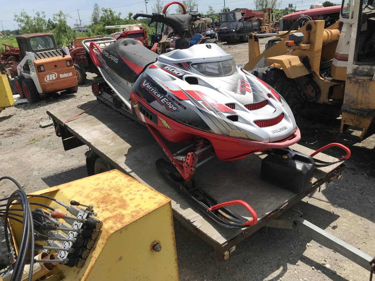 定番の中古商品 ポラリス 600 トレーラーセット 北海道 北広島市 引き取り限定 スノーモービル 定番の中古商品 ポラリス 600 トレーラーセット 北海道 北広島市 引き取り限定 スノーモービル