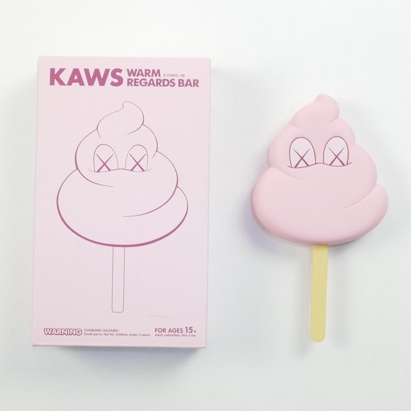 カウズ KAWS ×MEDICOM TOY WARM REGARDS BAR フィギュア ピンク Size【フリー】 【中古品-非常に良い】【中古】_画像3