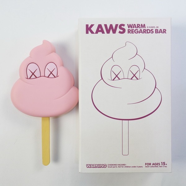 カウズ KAWS ×MEDICOM TOY WARM REGARDS BAR フィギュア ピンク Size【フリー】 【新古品・未使用品】_画像3