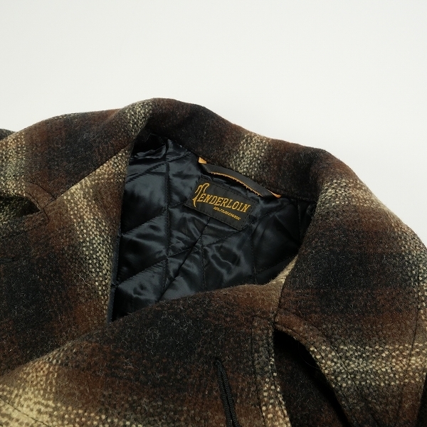 テンダーロイン TENDERLOIN 09AW T-PEA COAT Pコート ジャケット 茶 Size【S】 【新古品・未使用品】_画像3