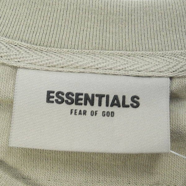 フィアーオブゴッド Fear of God Essentials Moss T-Shirt Tシャツ カーキ Size【XL】 【新古品・未使用品】_画像7