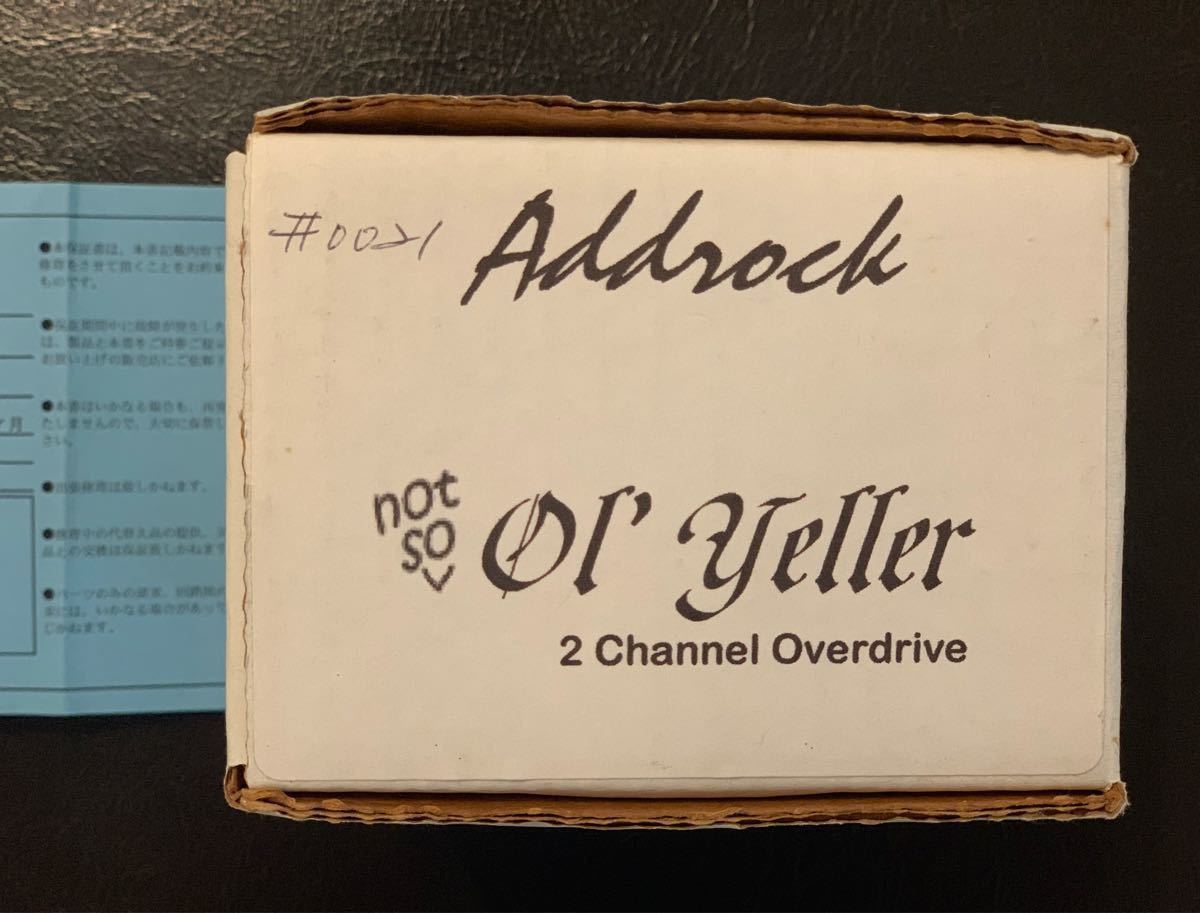 Addrock Not so Ol' Yeller OD-1 SD-1 TS808 TS9 BOSS|Yahoo Addrock Not so Ol' Yeller OD-1 SD-1 TS808 TS9 BOSS|Yahoo
