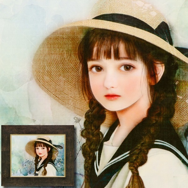 □横田美晴 夏のにおゐ 原画 F6号 真作保証 油彩画 みうらじろう □横田美晴 夏のにおゐ 原画 F6号 真作保証 油彩画 みうらじろう