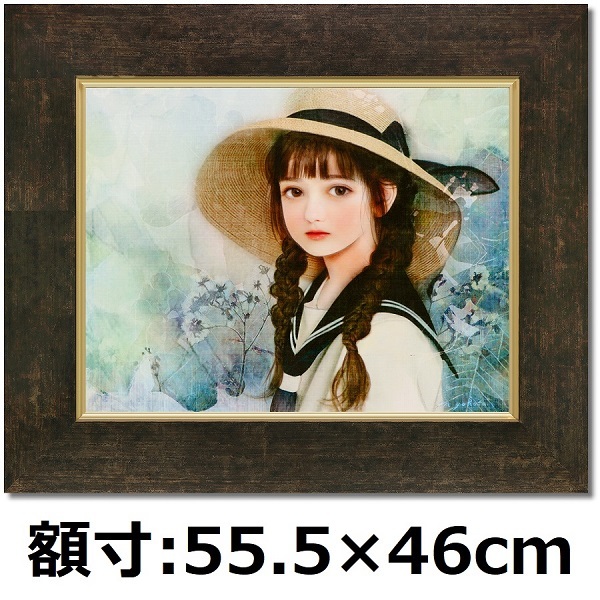 □横田美晴 夏のにおゐ 原画 F6号 真作保証 油彩画 みうらじろう □横田美晴 夏のにおゐ 原画 F6号 真作保証 油彩画 みうらじろう