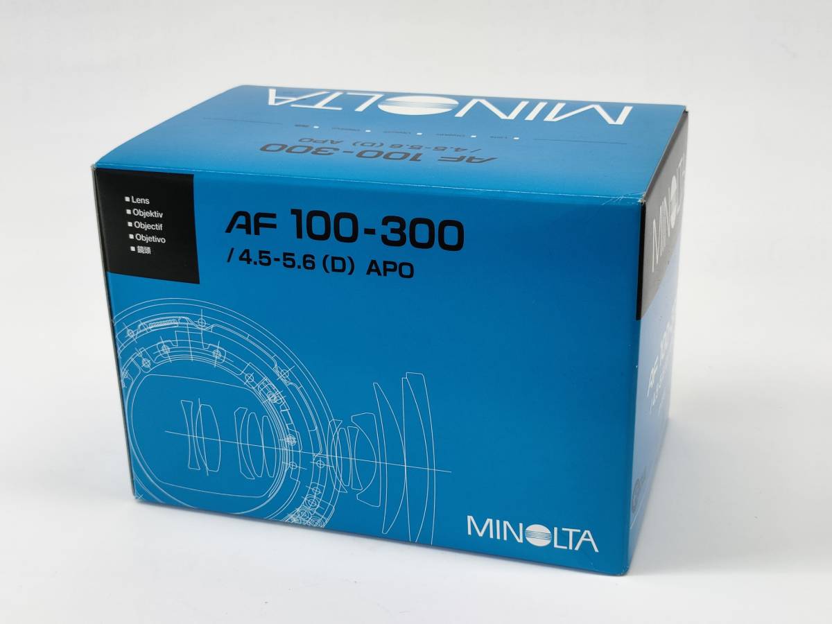 新品◆ミノルタ AF100-300mmF4.5-5.6(D)APO◆未使用◆MINOLTA AF100-300/4.5-5.6(D)APO◆デットストック