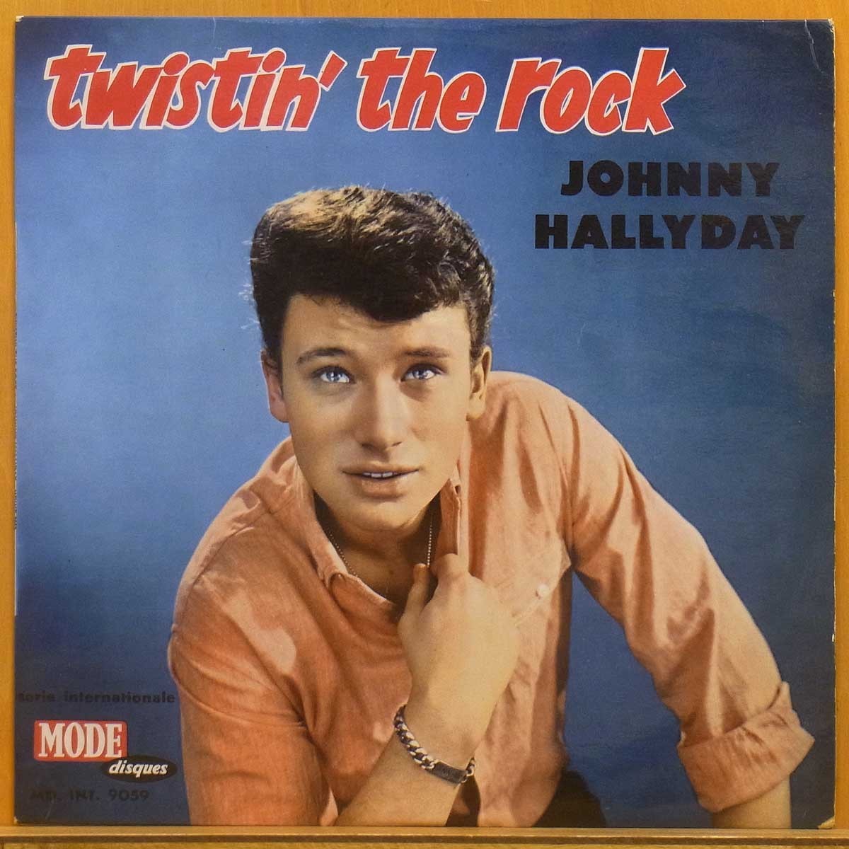 ◆激レア!MONO!200g!ダブル洗浄済!★Johnny Hallyday(ジョニー・アリディ)『twistin' the rock』FraオリジLP #59462_画像1
