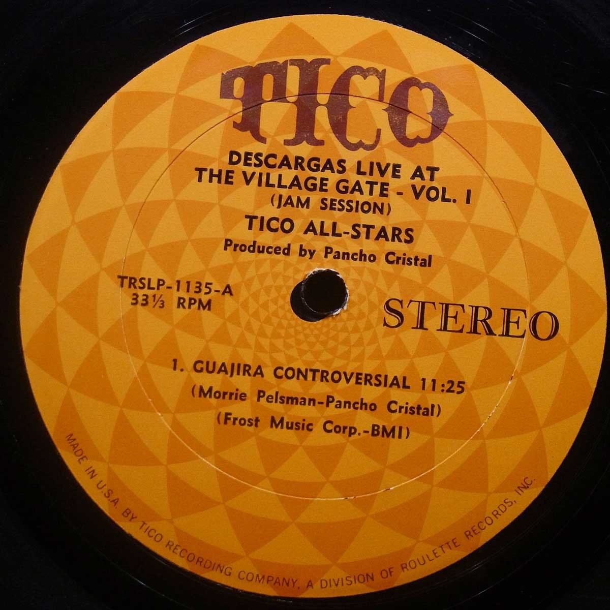 ■レア!名盤!ダブル洗浄済!★Tico All Stars『Descargas At The Village Gate Vol. 1』US LP #59523_画像3