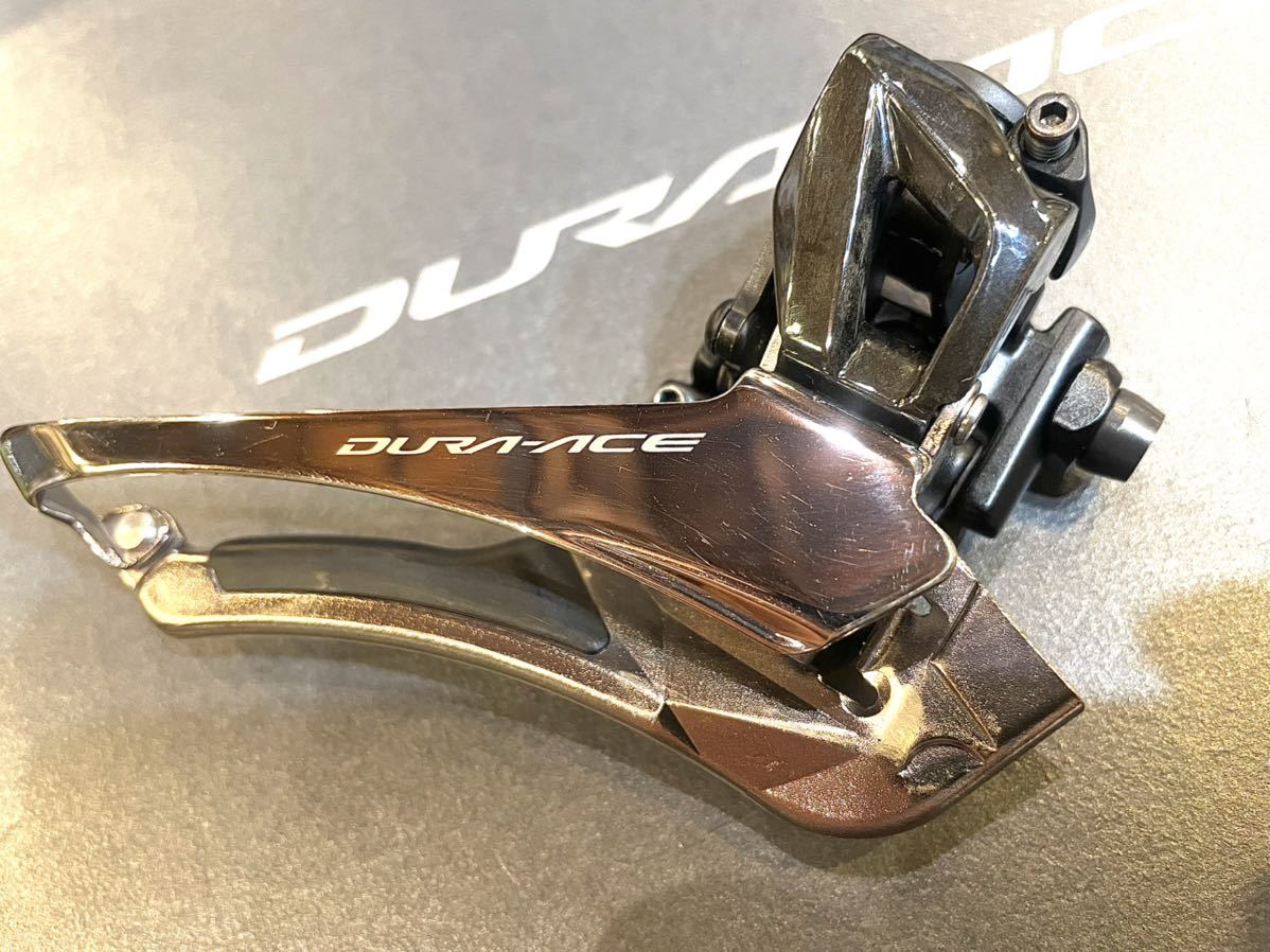 走行500km SHIMANO DURA-ACE FD-R9100 直付け フロントディレイラー