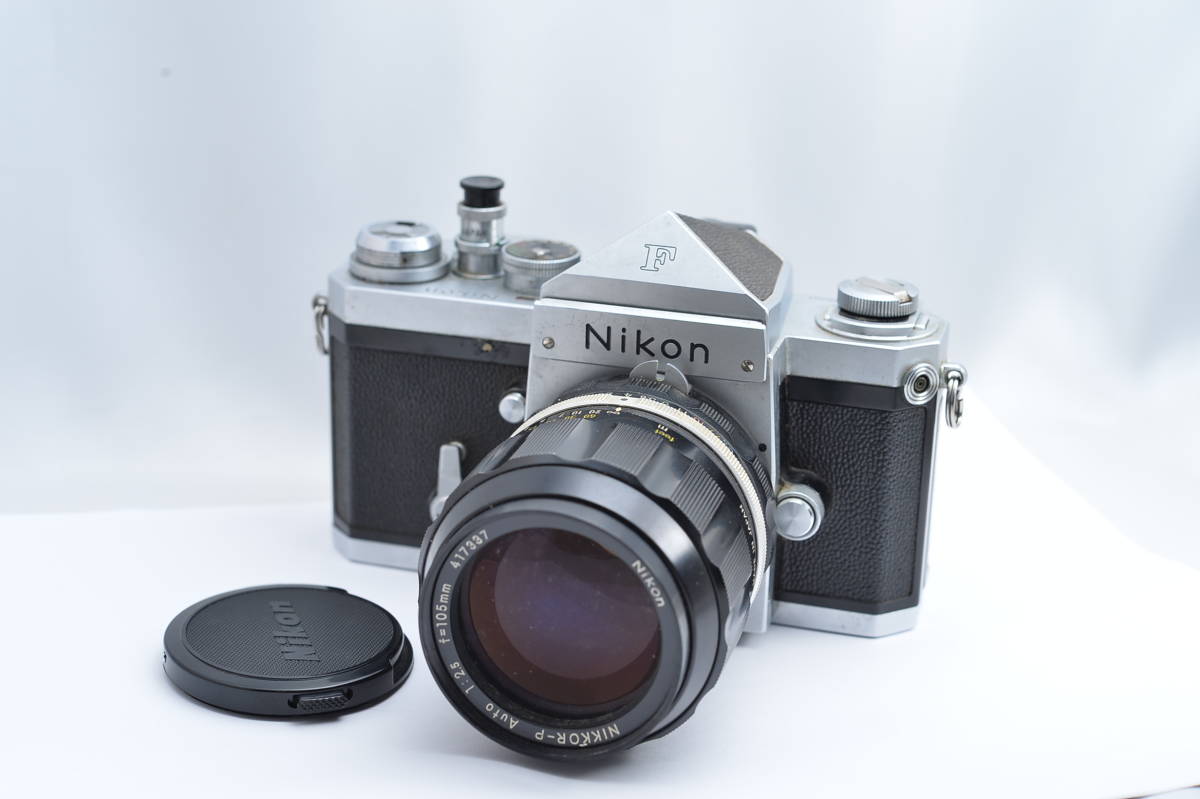 3688 NIKON F 105mm F2.5 nikkor-p ニコン アイレベル 一眼レフ