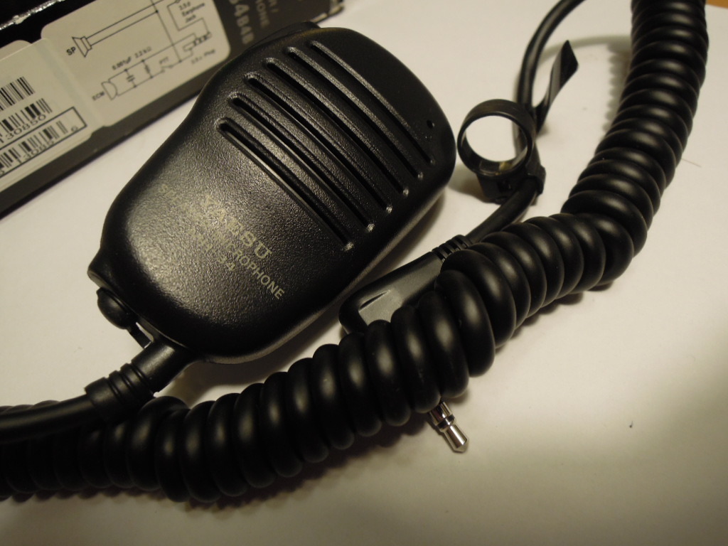 YAESU MODEL:MH-34B4B SPEAKER/MICROPHONE スピーカー・マイクロホーン　動作品_画像3