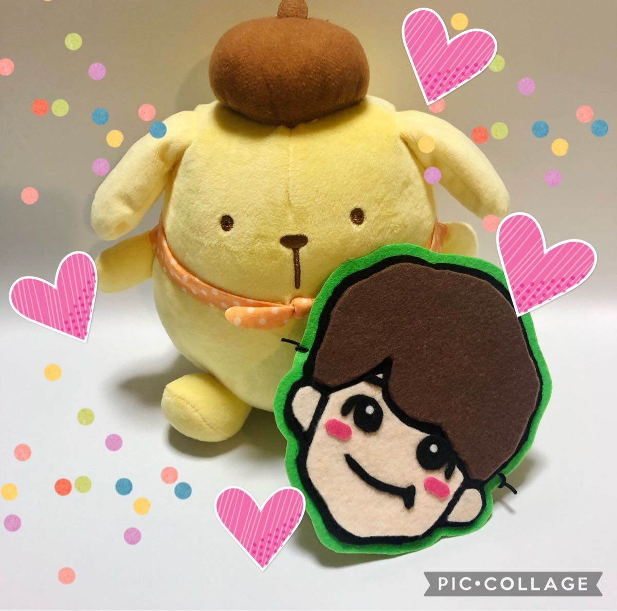 ポムポムプリンぬいぐるみ&大橋和也君フェルトお面セット ちびぬい なにわ男子 純正店舗 ちびぬい プリン アイドル