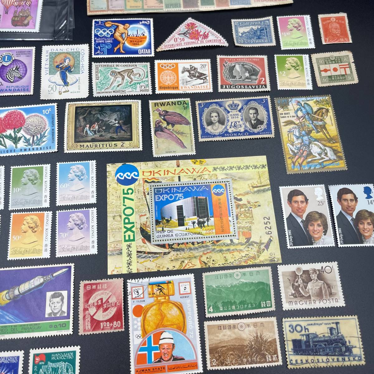 世界の切手 170枚以上 大量 まとめ 海外 レトロ アンティーク 