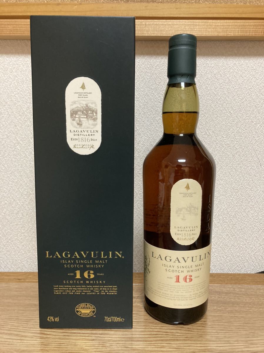 未開栓】ラガヴーリン16年 LAGAVULIN 箱付き スコッチウイスキー
