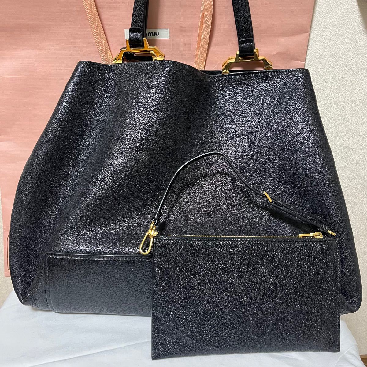 ☆極美品☆miumiu ミュウミュウ ハンドバッグ トートバッグ ショルダーバッグ