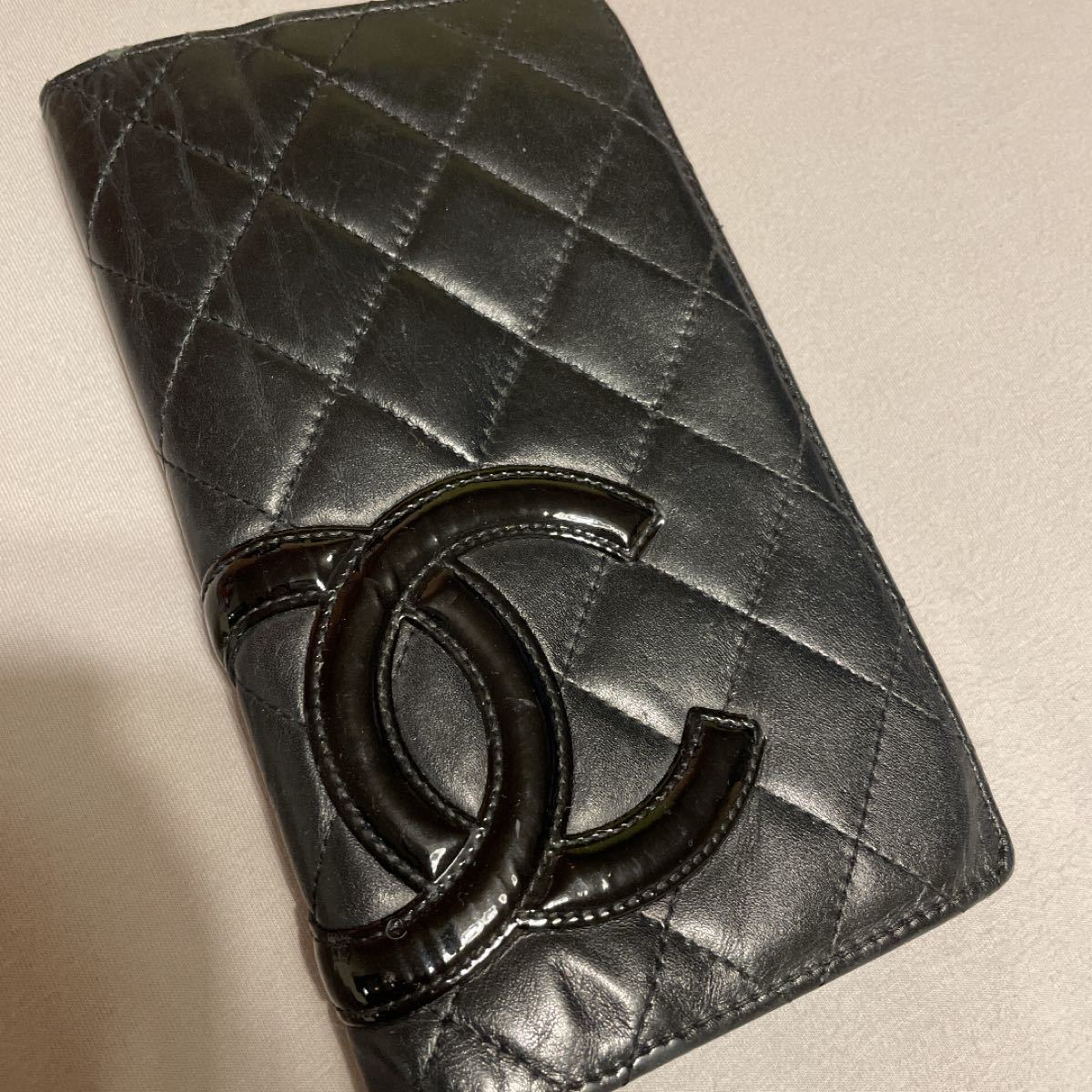 シャネル カンボンライン ラムスキン 長財布 | contifarma.pe