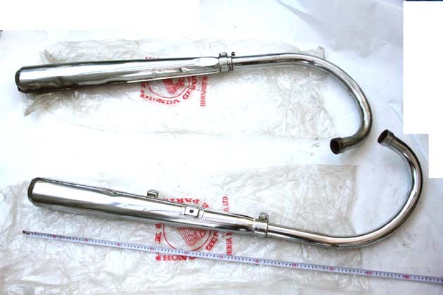  Honda CB350 original muffler inspection CB250CL350CB450CL250CD250CB750CB500CB550SL250SL450CL450CS125C72 Yamaha XS1XS650TX500 Suzuki Kawasaki Z2 Mach 