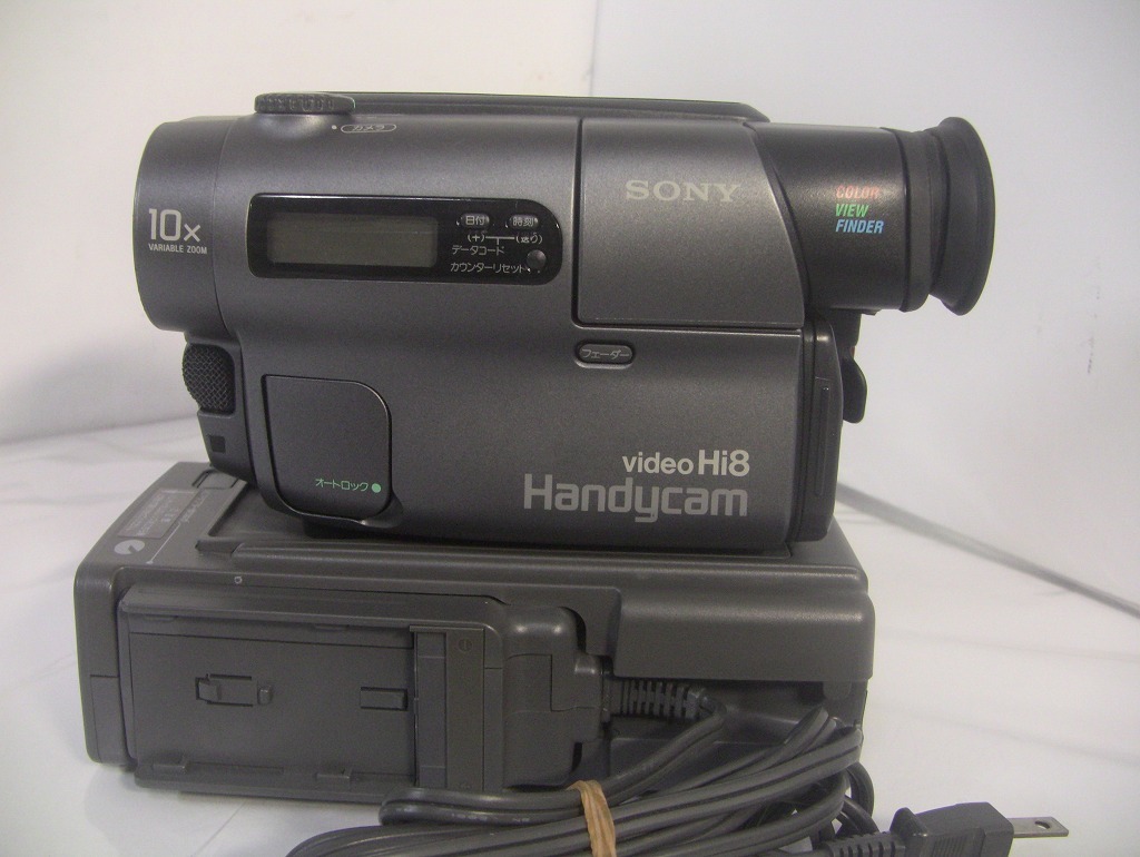 8mmテープ再生できます 【動作確認済み】 SONY Hi8ビデオカメラ 8mmテープ再生できます 【動作確認済み】 SONY Hi8ビデオカメラ