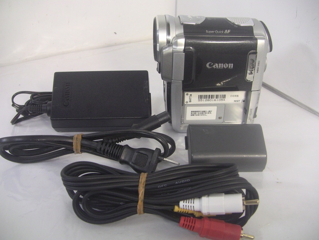 MiniDVテープ再生できます 【動作確認済み】 Canon HDVビデオカメラ