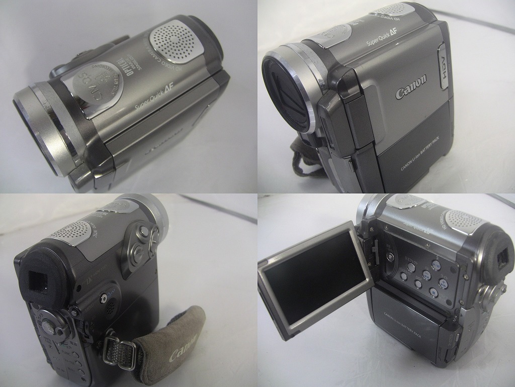 【送料無料】MiniDVテープ再生できます!【動作確認済み】 Canon HDVビデオカメラ iVIS HV10 ☆ダビングにご使用ください!☆/0355
