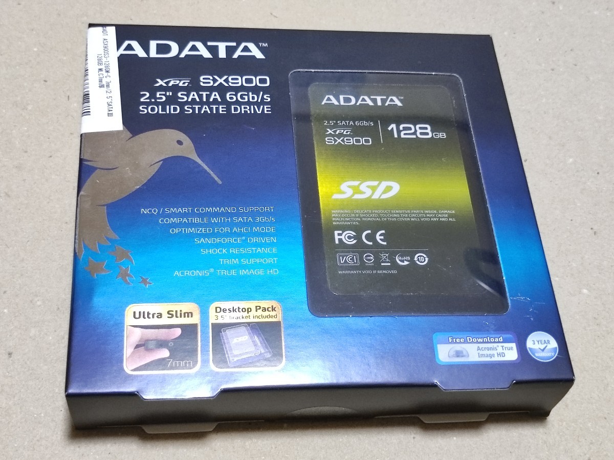 A-DATA Technology ADATA SSD SX900 2.5inch SATA 128GB ASX900S3-128GM-C - 1