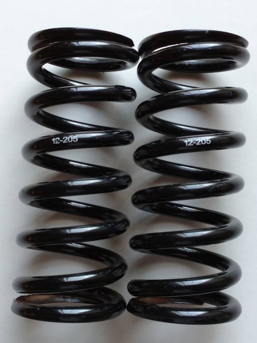  Manufacturers unknown front suspension coil spring use period approximately 2 months free length 205. spring rate unknown outer diameter 86. inside diameter 62.