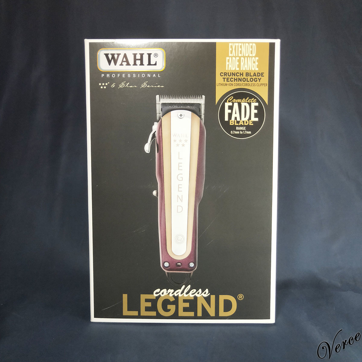 WAHL Professional プロ仕様のバリカン 海外限定 日本未発売 ワイヤレス 替刃付き 充電式 LEGEND ボルドー トリマー 美容師 理容師 _画像2