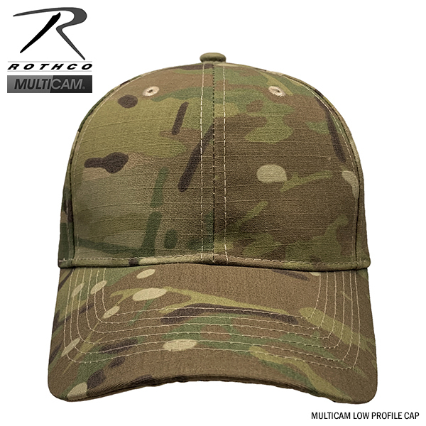 ROTHCO 新品 ベースボールキャップ(マルチカム)迷彩 プロファイルキャップ 目深 深め CAP 帽子 フリーサイズ メンズ クライ プレジョン_画像2