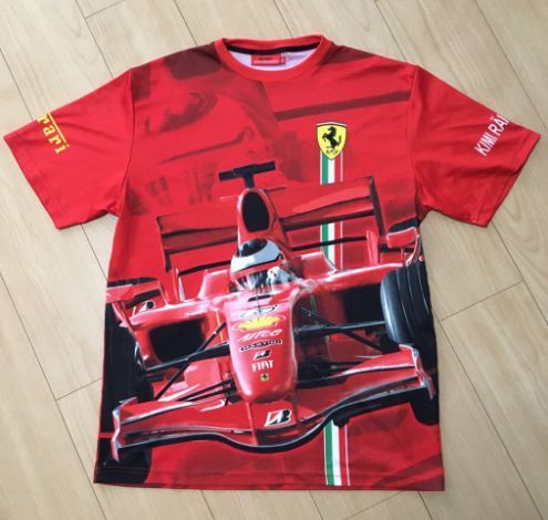 最も信頼できる Ferrari 美品☆貴重 フェラーリ Tシャツ Kimi-Rikknen