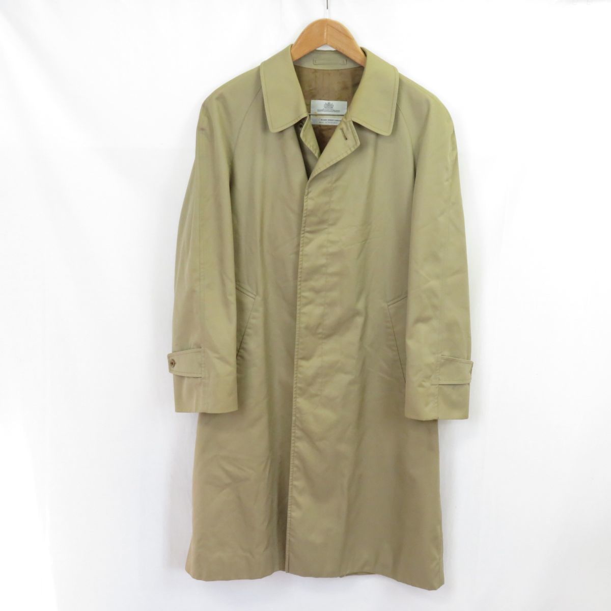  Vintage Britain made Aquascutum turn-down collar bar ma car n coat / Aquascutum old clothes 0504