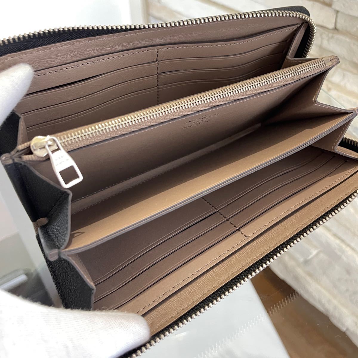 ルイヴィトン 長財布 ブラック 黒 ヴォーカシミール ポルトフォイユ