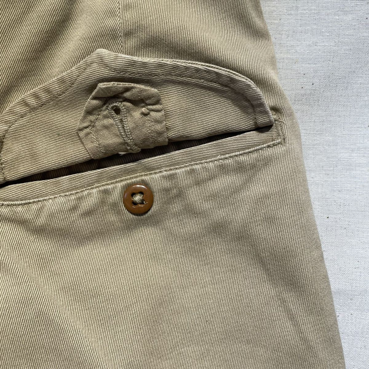 希少】50s US ARMY チノ 2タック W30 ショートパンツ ビンテージ USA製