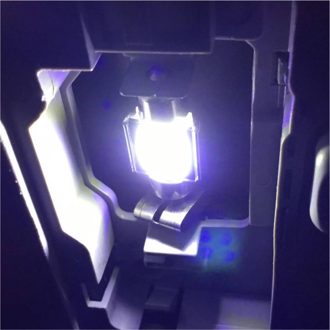 爆光 T10 LED 31mm COB 全面発光 アルミヒートシンク搭載 ルームランプ 室内灯 ホワイト 3個セット_画像4