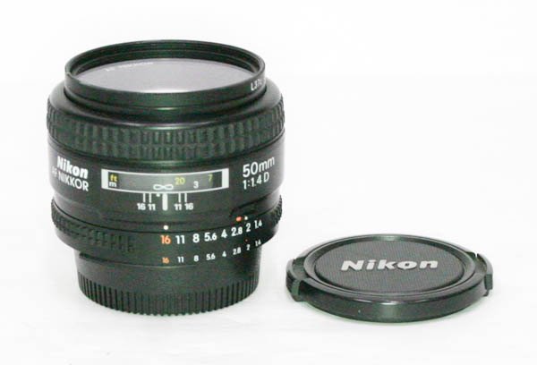 #G3666■ニコン　AF NIKKOR 50/1.4D■