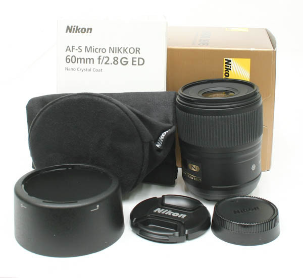 2022高い素材 #G2129□ニコン NIKKOR AF-S60/2.8G.ED マクロ□ ニコン