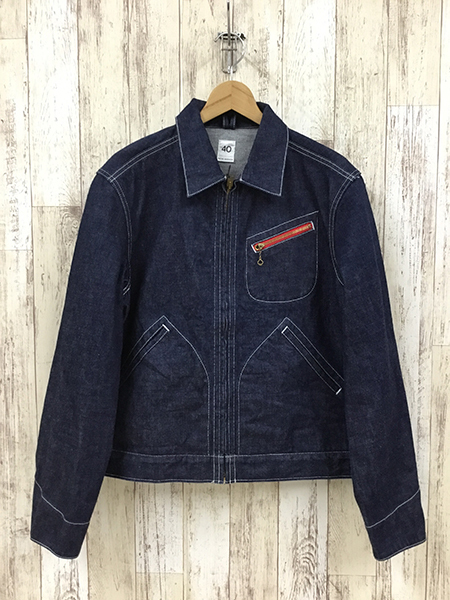 127BH Scye BASICS 19ss DENIM ZIPUP WORK JACKET 5119-61523【中古】_画像1