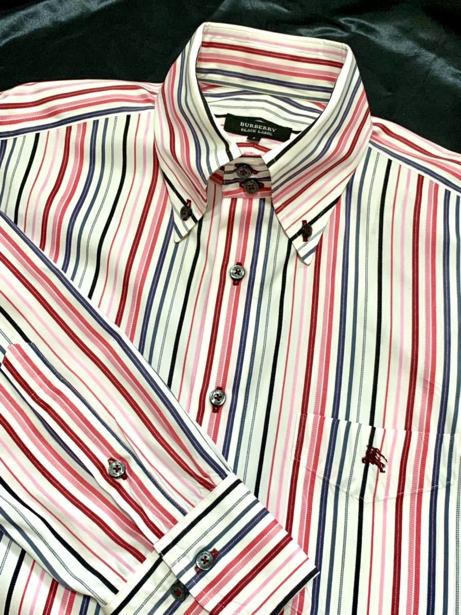 ブルー バーバリーブラックレーベル 美品 39 zck74-m55344801410 長袖