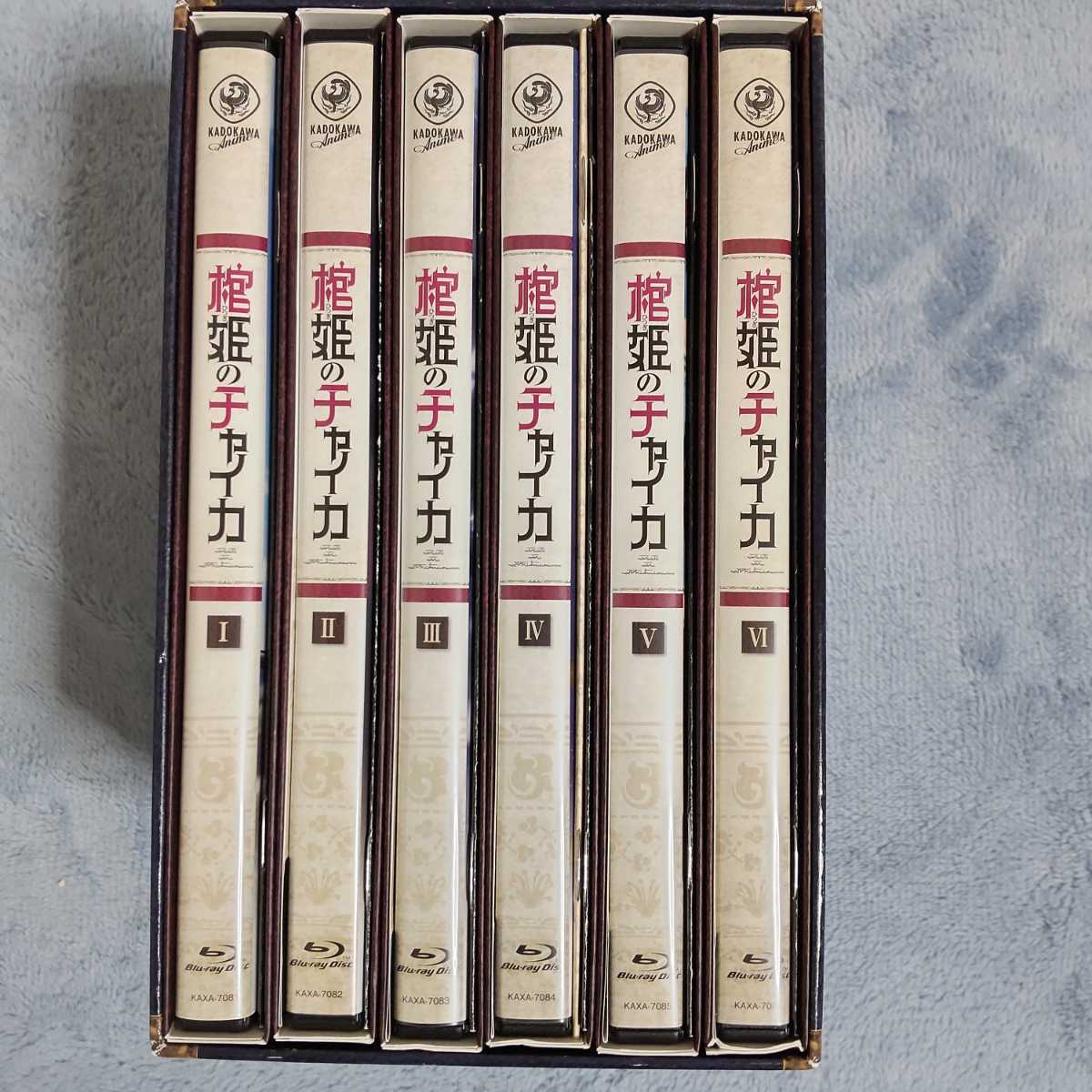 棺姫のチャイカ 1期 Blu-ray　全6巻セット　収納box付き　ブルーレイ