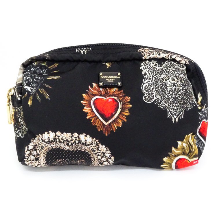 1円】ドルチェ&ガッバーナ Dolce&Gabbana レディース コスメポーチ