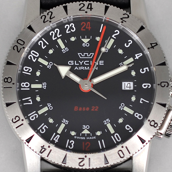 GLYCINE AIRMAN Base 22 GMT 3887 グリシン エアマン Base 22 GMT