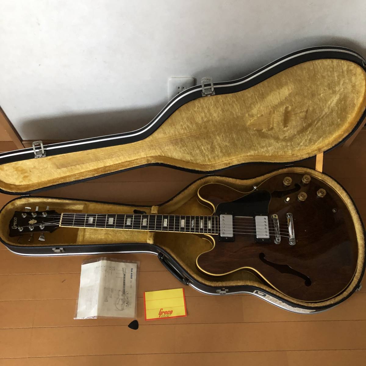 美品 greco グレコ 70年代 SA700 セミアコ ビグスビー ギター