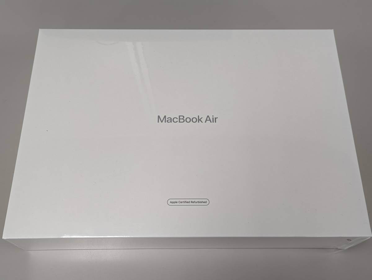 [未使用・未開封] MacBook Air 13.3インチ M1 / 8GB 256GB / スペースグレイ / 8コアCPU / 7コアGPU  [Apple整備済品]
