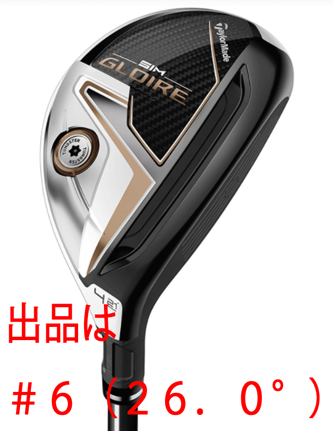 新品□テーラーメイド□2020.10□SIM グローレ□レスキュー□#6 新品□テーラーメイド□2020.10□SIM グローレ□レスキュー□#6