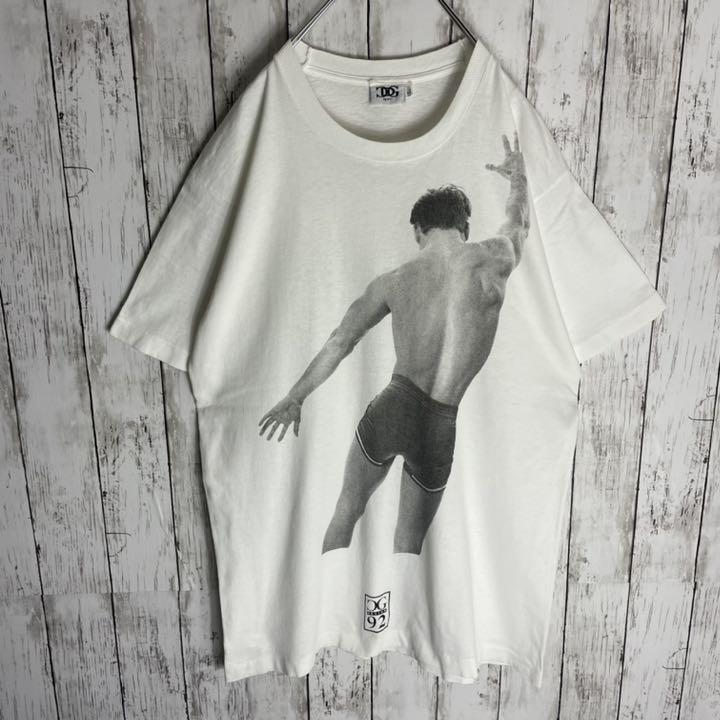 USA製 ヴィンテージtシャツ CGデザイン フォトT サイズL 90sシングル