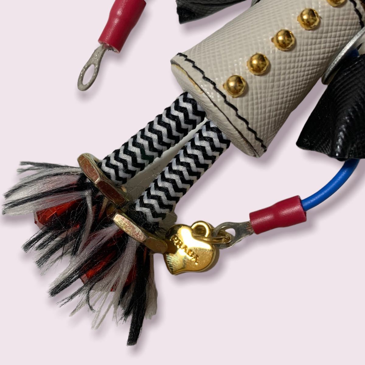 PRADA Prada bag charm puppet type key holder 